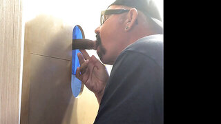 Chocolate Cock Gloryhole Fun