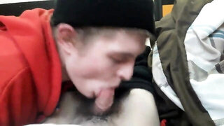 Cole sucking me off huge load in his mouth