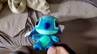 Gay cum, plush, cum