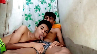 Big-cock, smooching, gay-anal