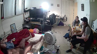 Chaz Cums In Front Of Friends