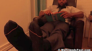 Handsome Black Hunk Dallas His Delicious Feet Solo