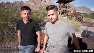 Latin gay anal sex and creampie
