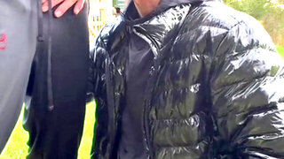 Chav Twunk Takes It Arched Over In Public Sans a condom Internal cumshot Conclude