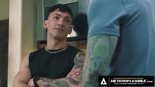 Derek Kage And Siren Santiago - Stud Comforts Lonely Stepdad Then Bends Over To Get Bred