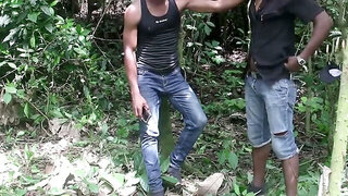 A sensational sexual encounter among bisexuals in the wilderness, taking turns with one anothera
