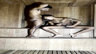 Craziness in the Bar Sauna