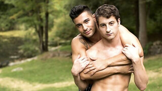 Outdoor flip fuck scene with Ricky Roman & Taylor Reign