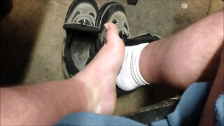 my feet thro the day