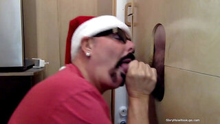 Milking Another Hard Boner At The Gloryhole