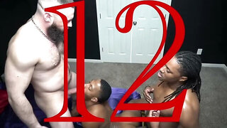 SEXY BLACK FTM / TRANSBOY GETS FUCKED AND BRED BY A SEXY BIG DICK TALL DREAD HEAD DUDE