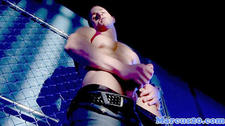 Wolf, gay jerking, milked