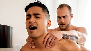 Latin hottie Asher fucked in the butt by Brock