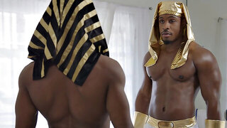 Black bottom gets assfucked by BFF in cosplay before deepthroating