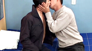 Nasty latino jock enjoys sucking dick