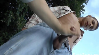 Needs A Nice Handjob While Outside - Petr Borek