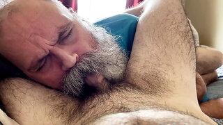 Gay old man, blowjob pov, stepdad and stepson