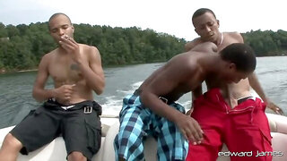 EdwardJames Trap Boyy Lil Rock Xman And Intrigue Go Wild On A Boat